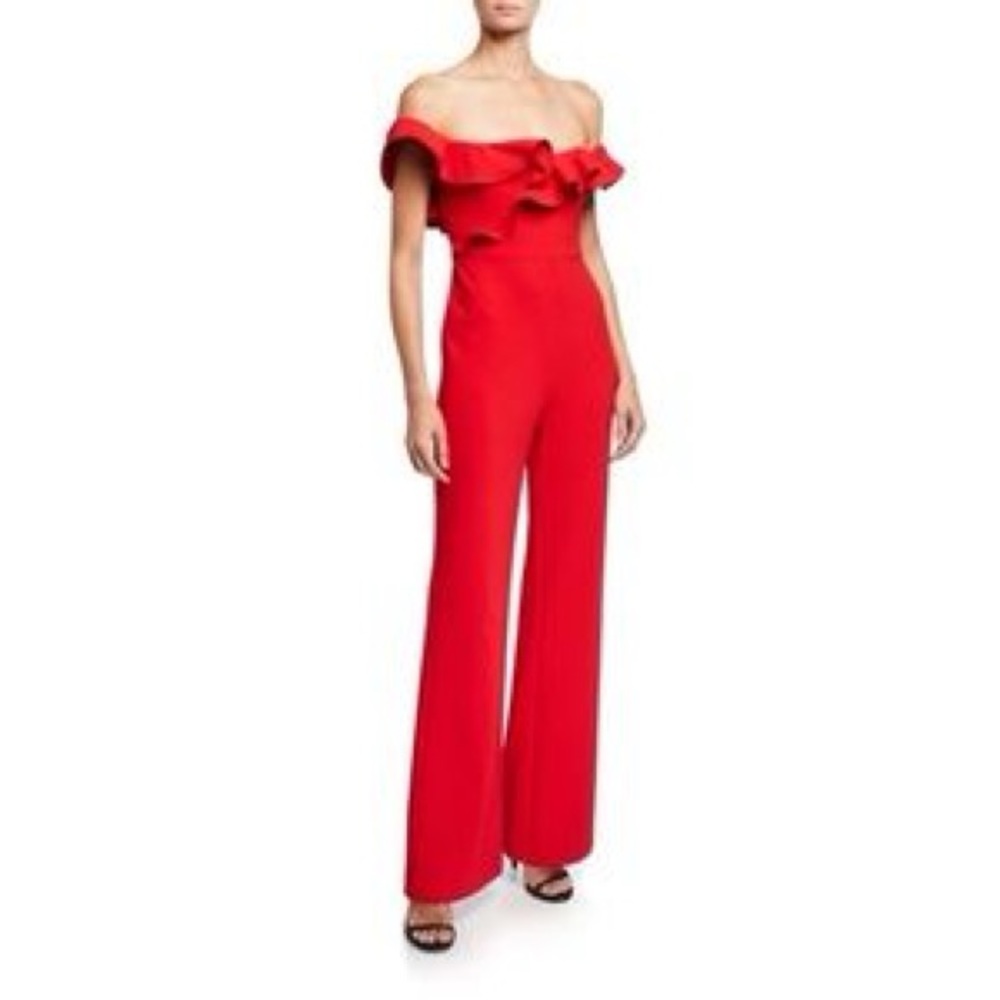 LIKELY red jumpsuit size 0